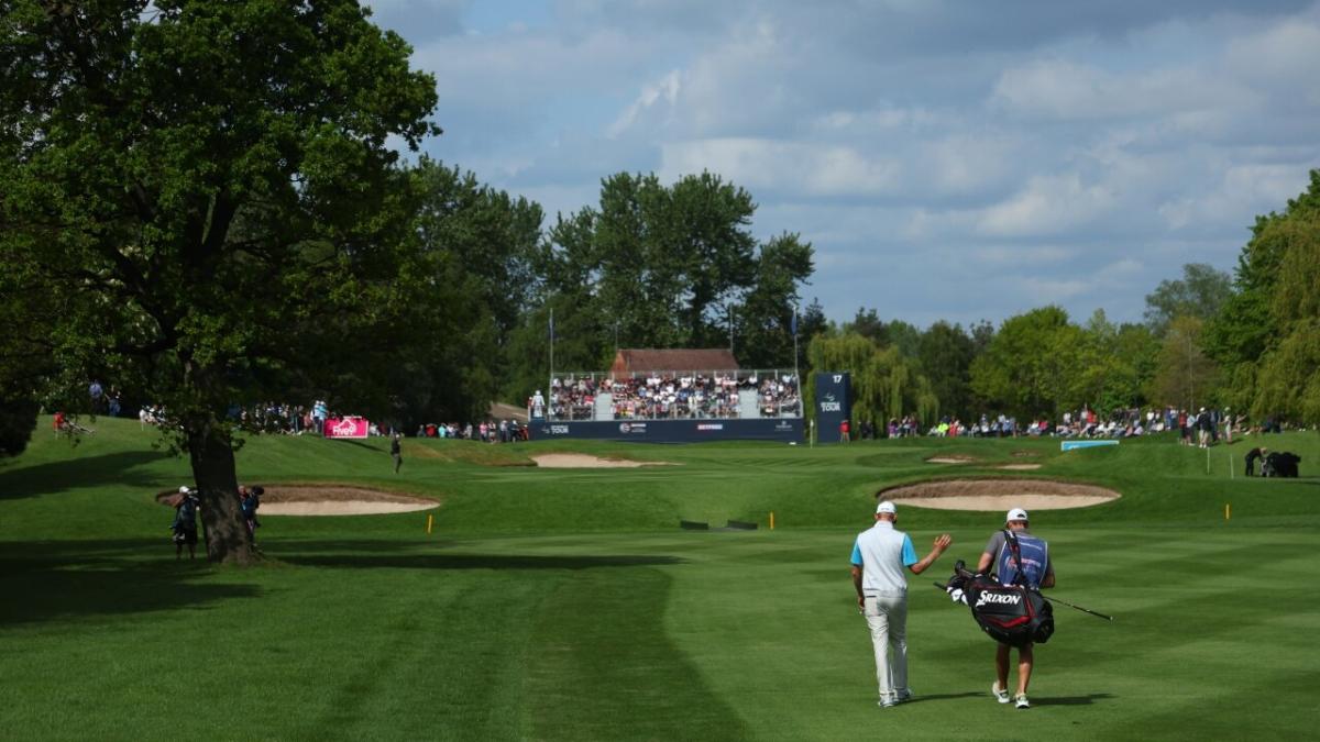 British Masters golf at the Belfry